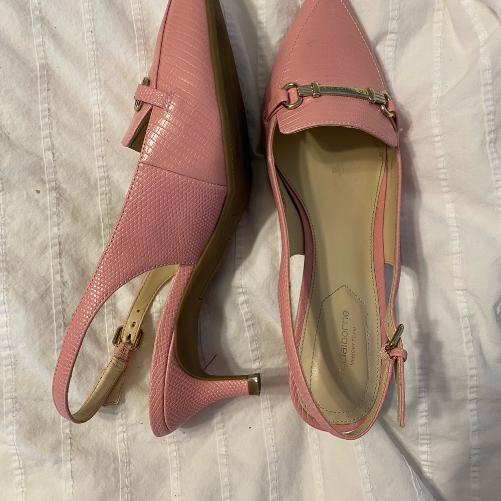 Liz Claiborne Pink Pointed Toe Heels